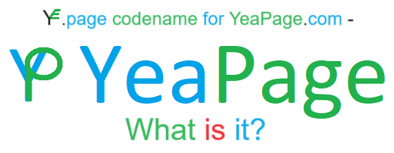 YeaPage.com what is it text logo
